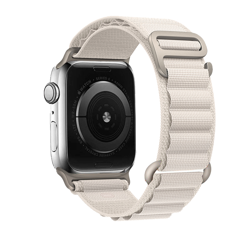 Alpine Nylon Band For Apple Watch Strap, IWatch Series Ultra 2, Durable starlight usa 38 40 41 S10 42mm