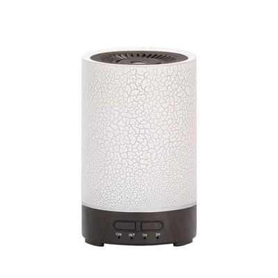 Cracked Glass LED Aroma Diffuser With USB Power And Cool Mist Humidifier brown