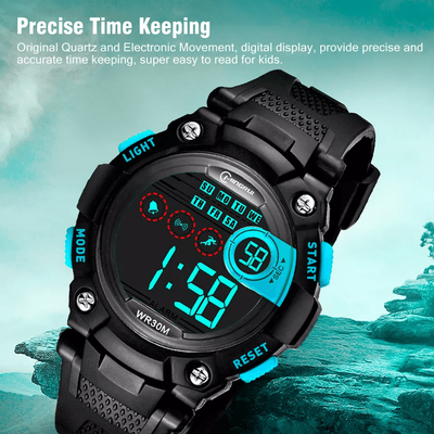 Kids LED Digital Electronic Sports Watch, Waterproof Wristwatch For Boys & Girls Kids LED Digital Electronic Sports Watch, Waterproof Wristwatch For Boys & Girls