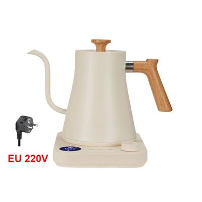 Smart Constant Temp Gooseneck Electric Kettle, Hand Brew Coffee, Milk Powder & Tea Pot With Timer beige