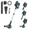 Cordless Stick Vacuum Cleaner Powerful Suction Lightweight For Household, Pet Hair, Carpet & Floor blue