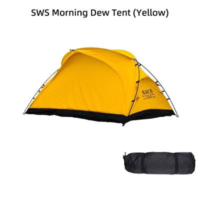 WELLHIKE Lightweight Outdoor Hiking Tent, Travel & Backpacking Camping Equipment For Sun And Rain Protection In Field yellow