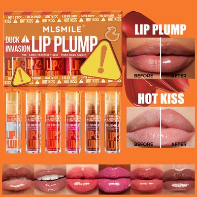 Plump Lip Gloss Set, Pearl Mirror Finish, Long Lasting Moisturizing Lip Balm, Liquid Mouth Red Lip Glaze Plump Lip Gloss Set, Pearl Mirror Finish, Long Lasting Moisturizing Lip Balm, Liquid Mouth Red Lip Glaze