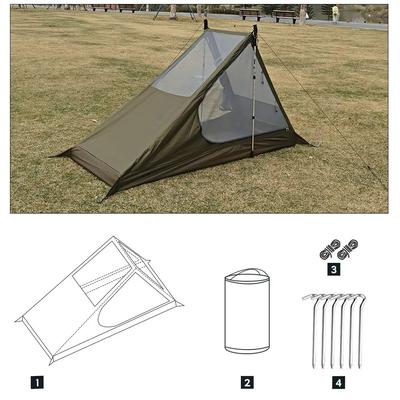 AiryMesh Ultralight Solo Tent Fast Setup, Mosquito Proof, And Backpack Ready Shelter airy 1 Mesh Tent