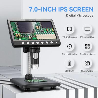 IPS Digital Coin Microscope With Ultra Precise Focusing Camera, Video Microscope And LED Lights For Coin & Circuit IPS Digital Coin Microscope With Ultra Precise Focusing Camera, Video Microscope And LED Lights For Coin & Circuit