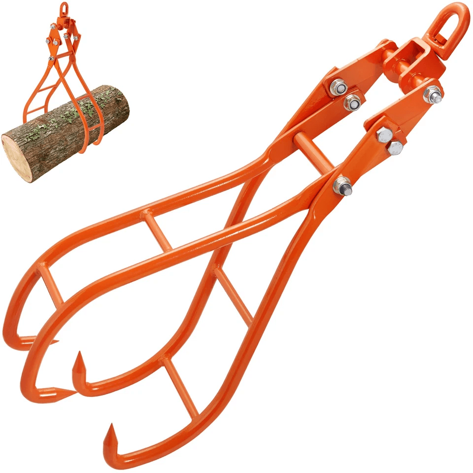 Heavy Duty Timber Claw Hook Log Grapple For Logging, Capacity, Rotating Ring, Ideal For Tractors & ATVs Heavy Duty Timber Claw Hook Log Grapple For Logging, Capacity, Rotating Ring, Ideal For Tractors & ATVs
