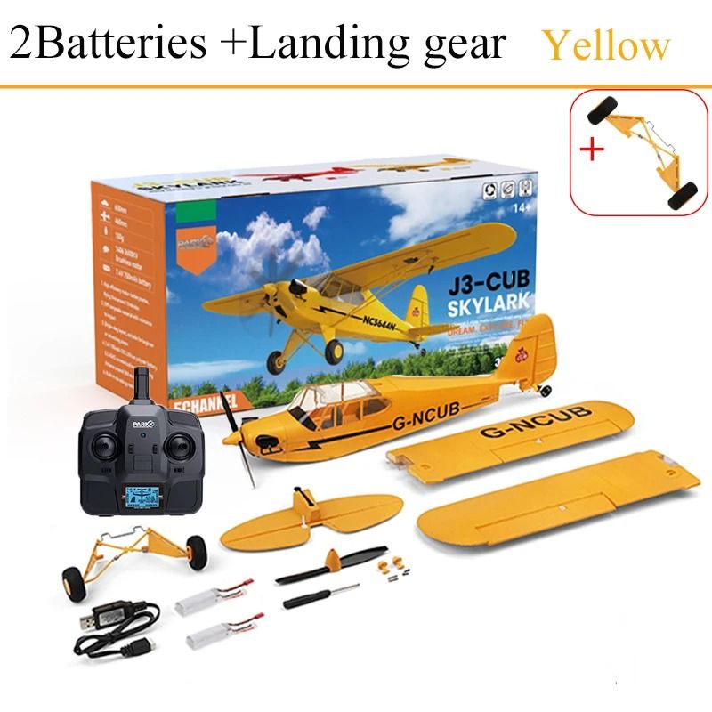 Hot Sale RC Plane RTF 2.4G Brushless Motor Remote Control Airplane Wltoys A160 Upgraded J3 CUB Ready To Fly version 7