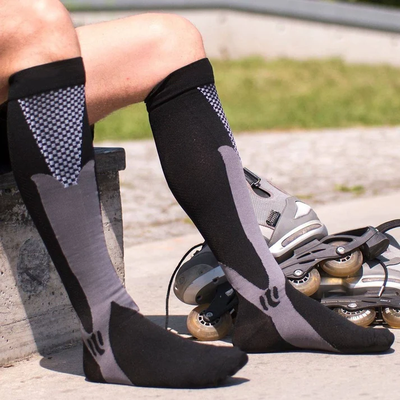 Runners Compression Socks XXL Black