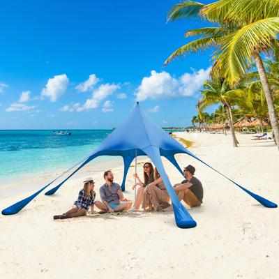 20 X 20 Feet Beach Canopy Tent With UPF50+ Sun Protection & Sand Shovel, Portable Sun Shelter 20 X 20 Feet Beach Canopy Tent With UPF50+ Sun Protection & Sand Shovel, Portable Sun Shelter