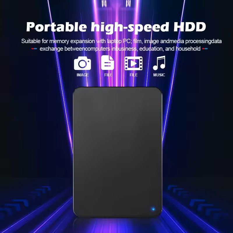 UltraSlim USB 3.0 Portable External Hard Drive High Speed Storage For PC, Mac, PS4 & More 750gb