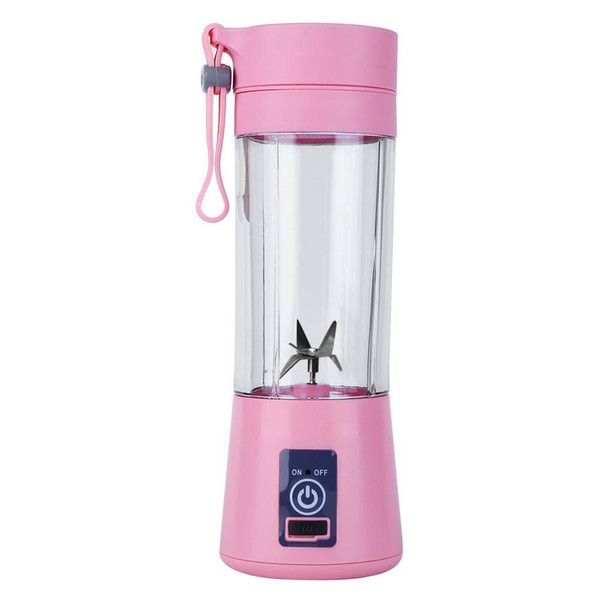 Portable Bottle Blender Perfect Blender For Shakes And Smoothies, Mini Electric Juicer, Gift For Moms & Athletes Pink