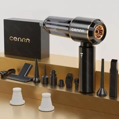 Cordless Car Vacuum Cleaner Strong Suction Handheld Cleaning Machine 2 Hepa max Black