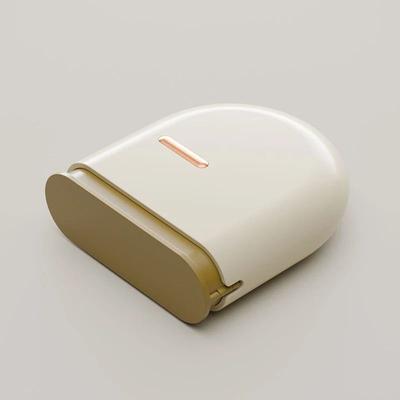 Portable Invisible Braces Storage Box, Compact Retainer Case For Aligners And Mouth Guards yellow