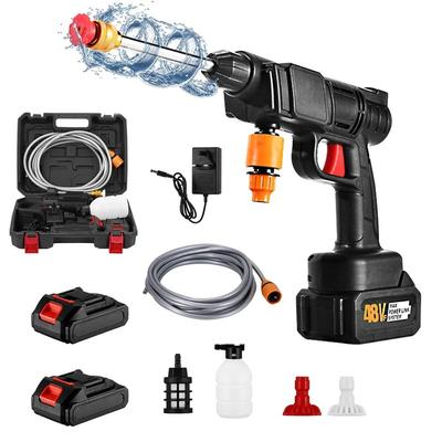 Portable High Voltage Lithium Battery Car Washer With 30bar Pressure And Rechargeable 48V Battery Portable High Voltage Lithium Battery Car Washer With 30bar Pressure And Rechargeable 48V Battery