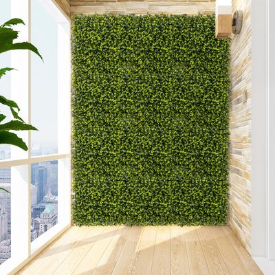 12 Pieces 20 Inch X 20 Inch Artificial Hedge Eucalyptus Panels, Realistic Privacy Screen For Indoor & Outdoor Use 12 Pieces 20 Inch X 20 Inch Artificial Hedge Eucalyptus Panels, Realistic Privacy Screen For Indoor & Outdoor Use
