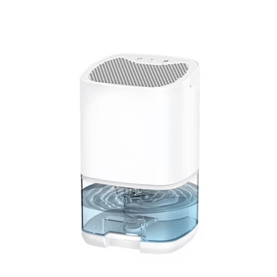 QuietAir Compact Dehumidifier Portable Moisture Absorber For Home, Bedroom And Office white