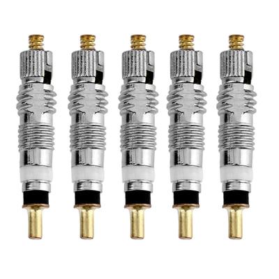 Bicycle Tyre Valve Core Stem, Presta Style Bike Tire Valve Core Set For Tubeless MTB & Road Bike Tube Repair Tool 5pcs