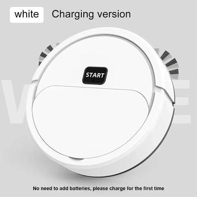 3 in 1 Sweeping Robot Automatic Vacuum Cleaner, Mini Home Cleaning Machine For Floor Cleaning white