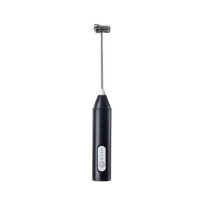 USB Rechargeable Handheld Milk Frother Mini Milk Frother Wand With 3 Speeds, Portable USB Rechargeable Frother For Cof black