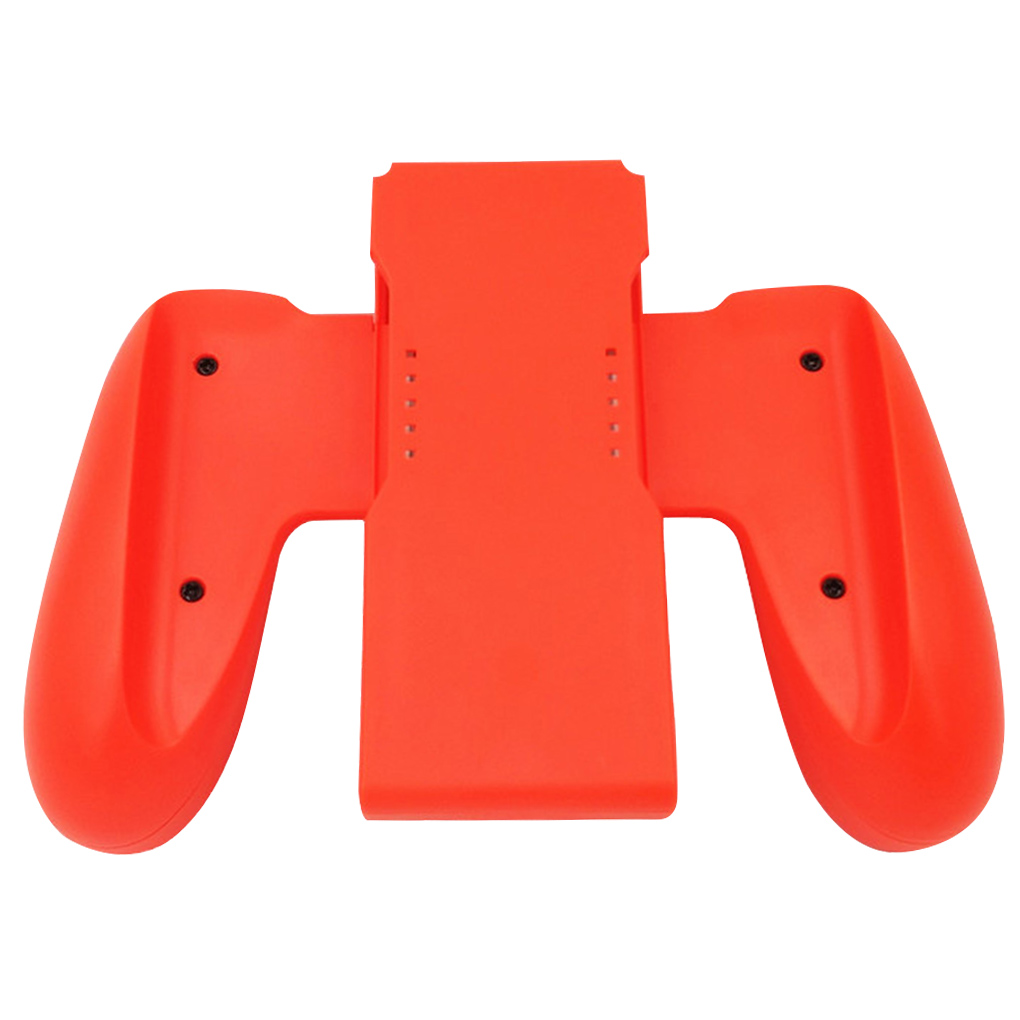 Joy Con Grip Handle For Nintendo Switch, Ergonomic Plastic Holder Stand, Comfortable Dual Controller Bracket red