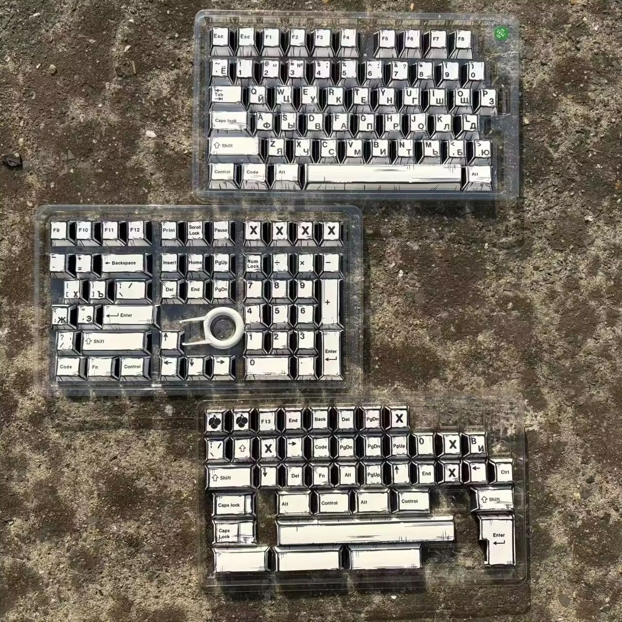 151 Key Manga Style Keycap Set PBT Cherry Profile Keycaps For Mechanical Gaming Keyboards ru In Box 151 Keys