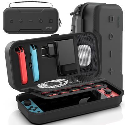 OIVO Large Storage Bag For Nintendo Switch, Waterproof Travel Case, Anti Scratch Carrying Bag For Switch OLED black