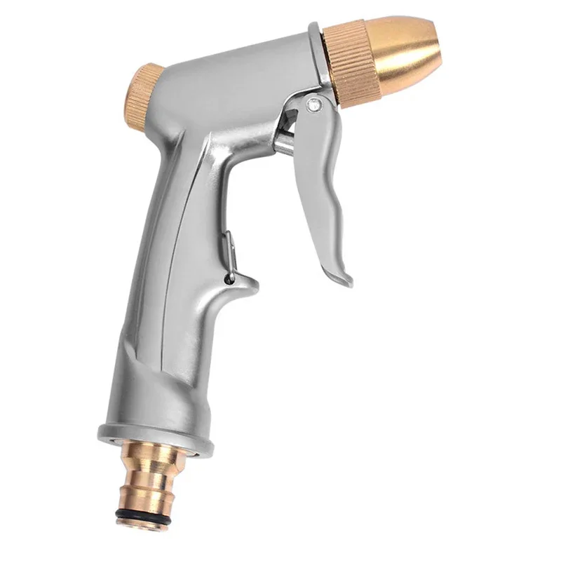 High Pressure Spray Gun Heavy Duty Brass Nozzle For Car Wash, Garden & Lawn High Pressure Spray Gun Heavy Duty Brass Nozzle For Car Wash, Garden & Lawn