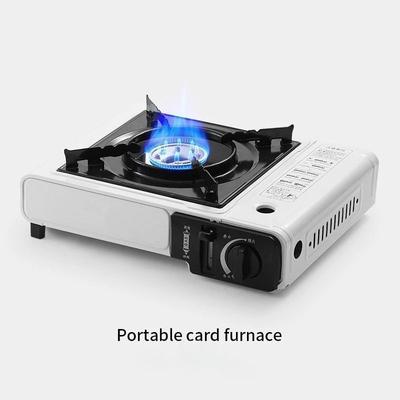 Portable Outdoor Cassette Butane Gas Stove For Camping Cooking white D