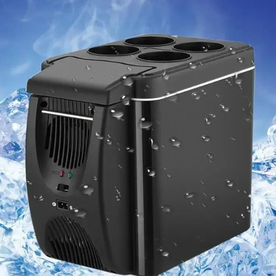 Portable 6L Car Freezer Cooler & Warmer 12V Electric Mini Fridge For Travel, Outdoors, And Vehicles Portable 6L Car Freezer Cooler & Warmer 12V Electric Mini Fridge For Travel, Outdoors, And Vehicles