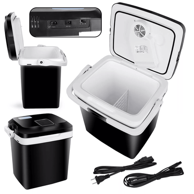 12V Thermoelectric Car Cooler And Mini Fridge Iceless Electric Travel Refrigerator Low Noise Design 12V Thermoelectric Car Cooler And Mini Fridge Iceless Electric Travel Refrigerator Low Noise Design