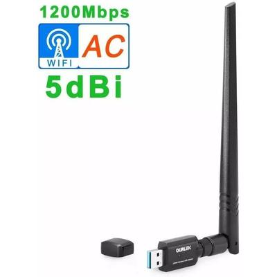 Mini AC600 Dual Band WiFi USB Adapter, 2.4 5Ghz Wireless N Dongle For High Speed Internet Mini AC600 Dual Band WiFi USB Adapter, 2.4 5Ghz Wireless N Dongle For High Speed Internet