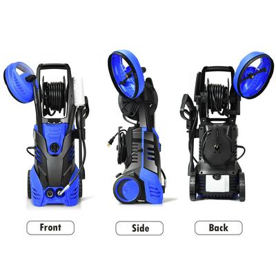 3000 PSI Electric High Pressure Washer With 5 Nozzles & Hose Reel, Portable Power Washer For Car, Driveway, Patio & Home 3000 PSI Electric High Pressure Washer With 5 Nozzles & Hose Reel, Portable Power Washer For Car, Driveway, Patio & Home