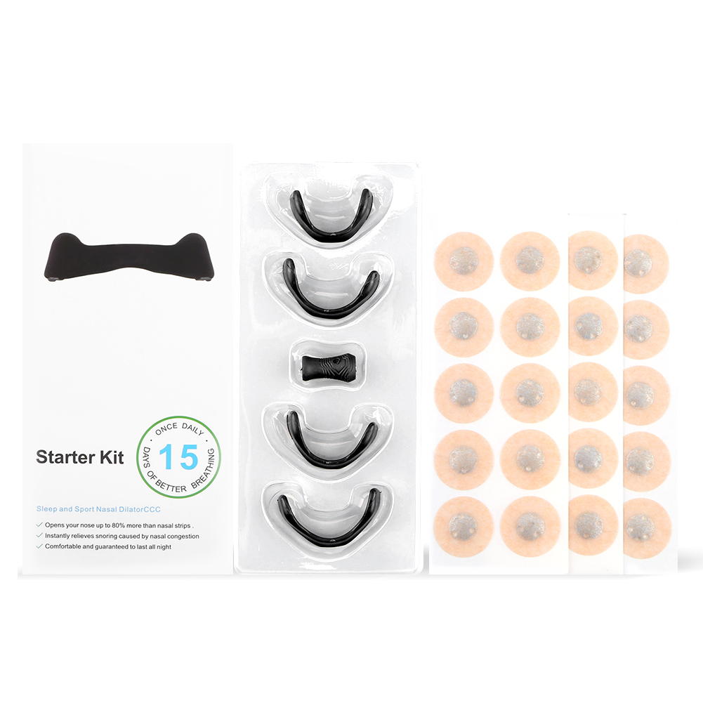 Magnetic Nasal Strips Increase Air Intake Nasal Breathing Dilators Improve Sleep Quality Reduce Snoring For Night Time black