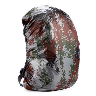 Waterproof Backpack Rain Cover For Outdoor Camping Hiking Mountaineering, Taffeta Rain Cap For Bags camouflage2 30 40l