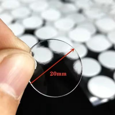 Double Sided Adhesive Dots Clear Acrylic Stickers For DIY Crafts And Scrapbooking 100pcs 20mm
