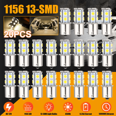 20x Warm White SMD LED RV Camper Trailer Interior Light Bulbs Bright Replacement 20x Warm White SMD LED RV Camper Trailer Interior Light Bulbs Bright Replacement