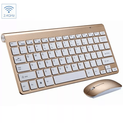 Mini Wireless Keyboard And Mouse Set 2.4G Slim Combo For Mac Apple PC Laptop Waterproof Silent Typing USB Receiver Mini Wireless Keyboard And Mouse Set 2.4G Slim Combo For Mac Apple PC Laptop Waterproof Silent Typing USB Receiver