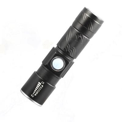 Lumen Bike Light Set USB Rechargeable LED Waterproof Super Bright Zoom Headlight Rear Light For MTB Road Bicycle black
