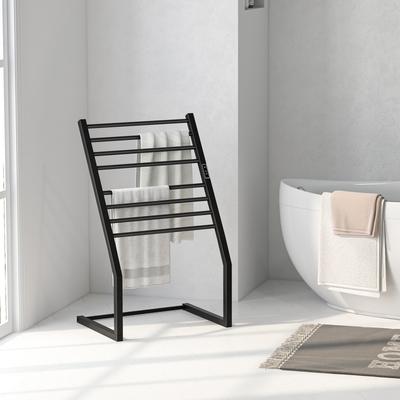 Freestanding Wall Mounted Towel Warmer Rack With LED Display, Stainless Steel Electric Heated Drying Rack For Bathroom Freestanding Wall Mounted Towel Warmer Rack With LED Display, Stainless Steel Electric Heated Drying Rack For Bathroom