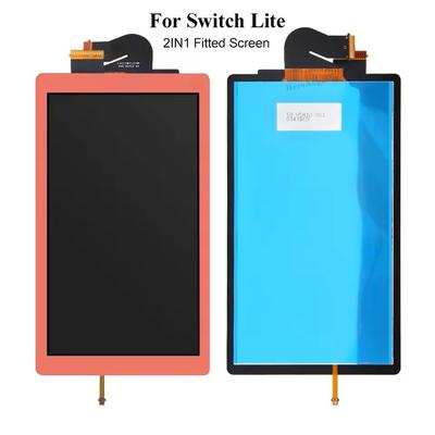 2 in 1 LCD And Touch Screen Replacement For Switch Lite Full Assembly Kit pink
