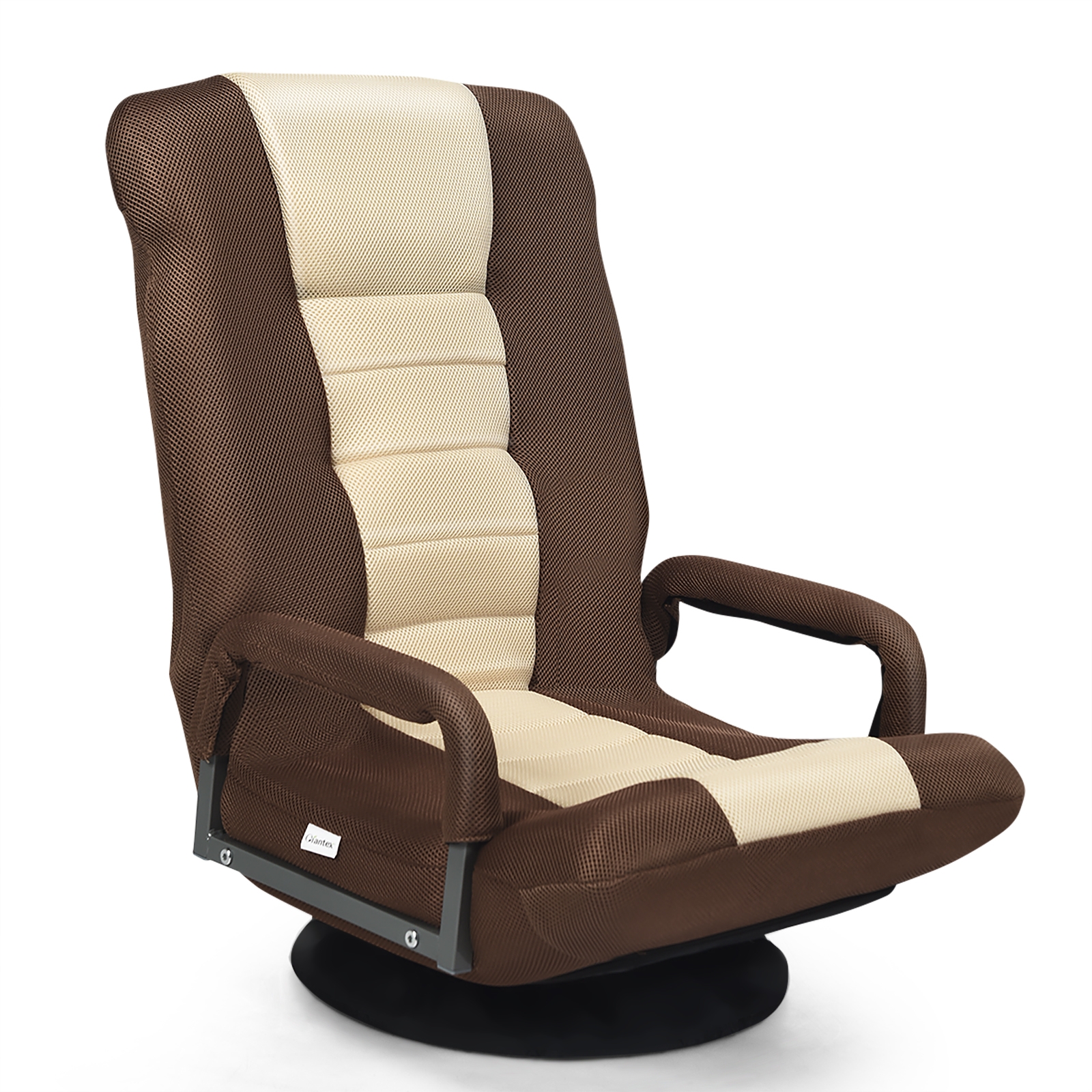 Foldable 360 Degree Swivel Gaming Floor Chair With Adjustable Backrest, High Back Ergonomic Seat, Armrest & Breathable Foldable 360 Degree Swivel Gaming Floor Chair With Adjustable Backrest, High Back Ergonomic Seat, Armrest & Breathable