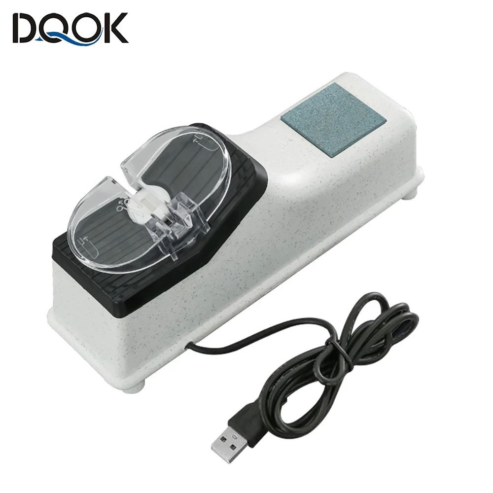 USB Electric Knife Sharpener Adjustable For Kitchen Knives And Scissors USB Electric Knife Sharpener Adjustable For Kitchen Knives And Scissors