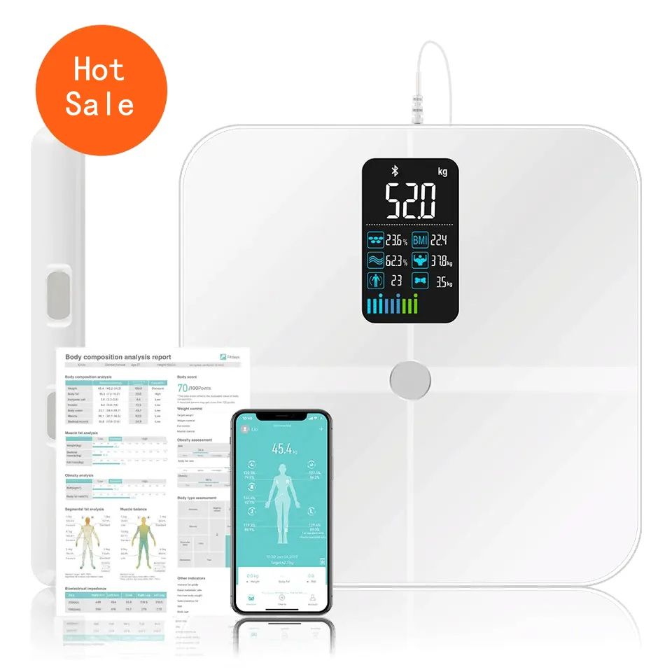 Smart Bioimpedance Scale, Highly Accurate Digital Display Body Fat Scale Body Composition Analyzer Smart Weight Scale Smart Bioimpedance Scale, Highly Accurate Digital Display Body Fat Scale Body Composition Analyzer Smart Weight Scale