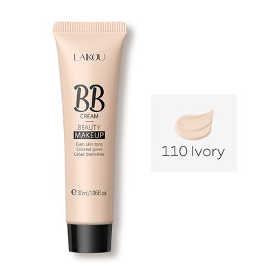 Natural Facial Concealer Primer, BB Cream For Flawless Coverage, Moisturizing Color Correcting Cream, Lightweight Finish ivory