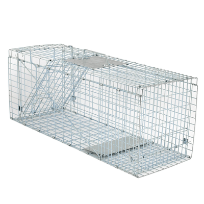 Heavy Duty Live Animal Trap Cage For Raccoons Skunks And Small Wildlife 32"x12.5"x12"