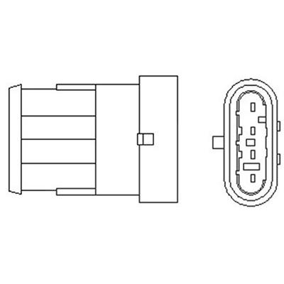 Magneti Marelli Lambdasonde [Hersteller-Nr. 466016355002] für Abarth, Alfa Romeo, Fiat, Lancia Image