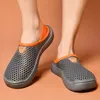 Atmungsaktive Slip-On-Sandalen für Herren, bequem, rutschfest, geruchsabweisend, EVA, Sommer-Strand-Wanderschuhe, Herren-Clogs, Sandalen, Größe 46 47