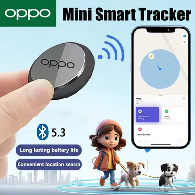 OPPO Smart GPS Tracker Kids Elderly Bluetooth Anti-Lost Reminder Device Pet Bag Car Finder With Watch Band For Apple Android New