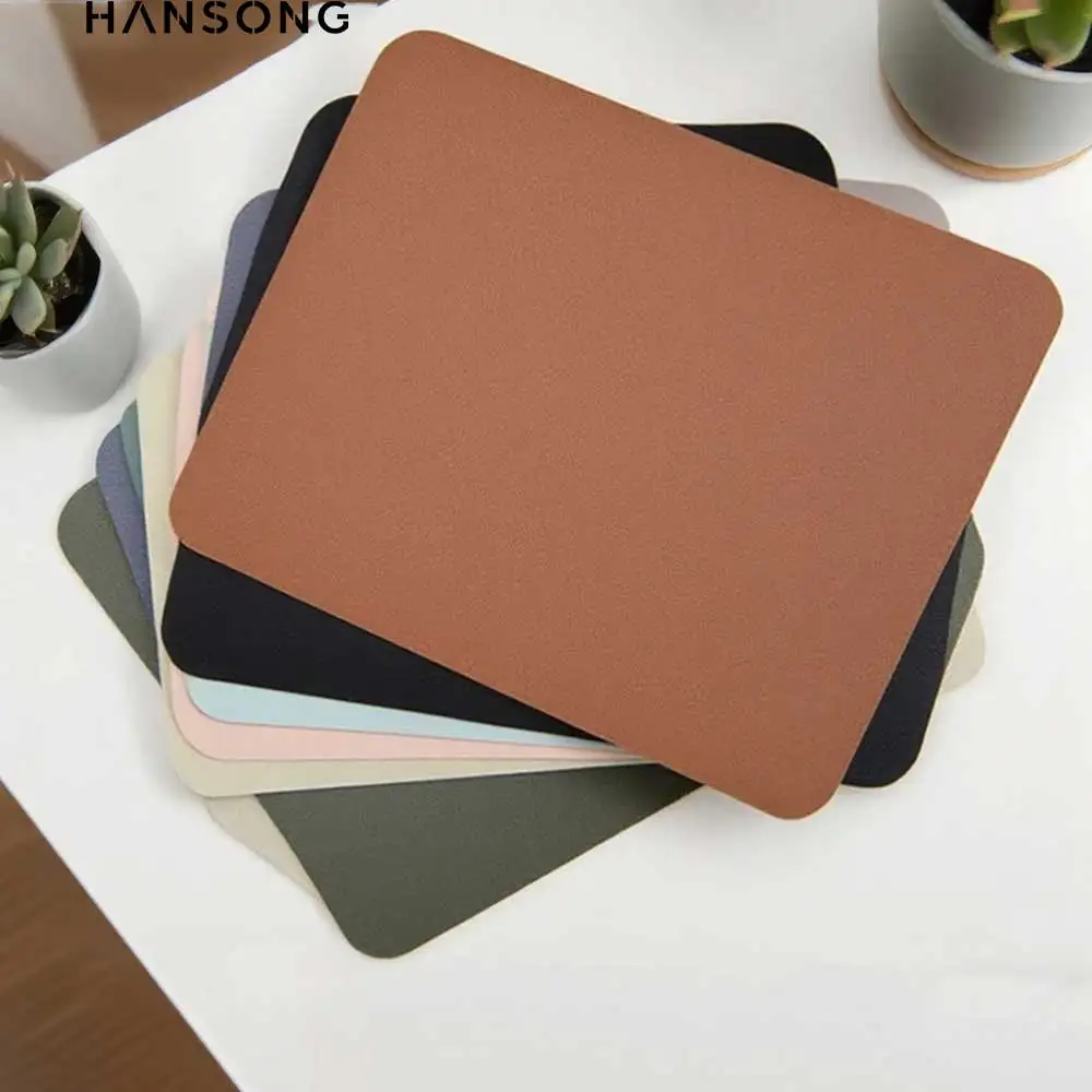 Mehr Größe Büro Computer Schreibtisch Schutz Matte PU Leder Wasserdicht Rutschfeste Mauspad Desktop Tastatur Schreibtisch Pad Gaming Mousepad Image
