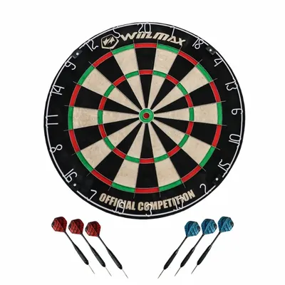 18-Zoll-Dartscheiben-Dartscheiben-Set für Dartspiele mit 6 Darts Image